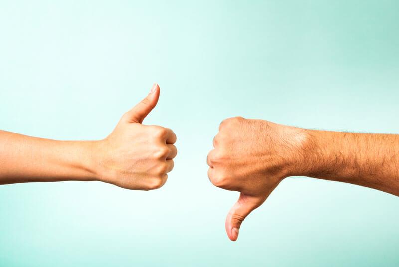 thumbs up and down iStock 176431462 800px 1
